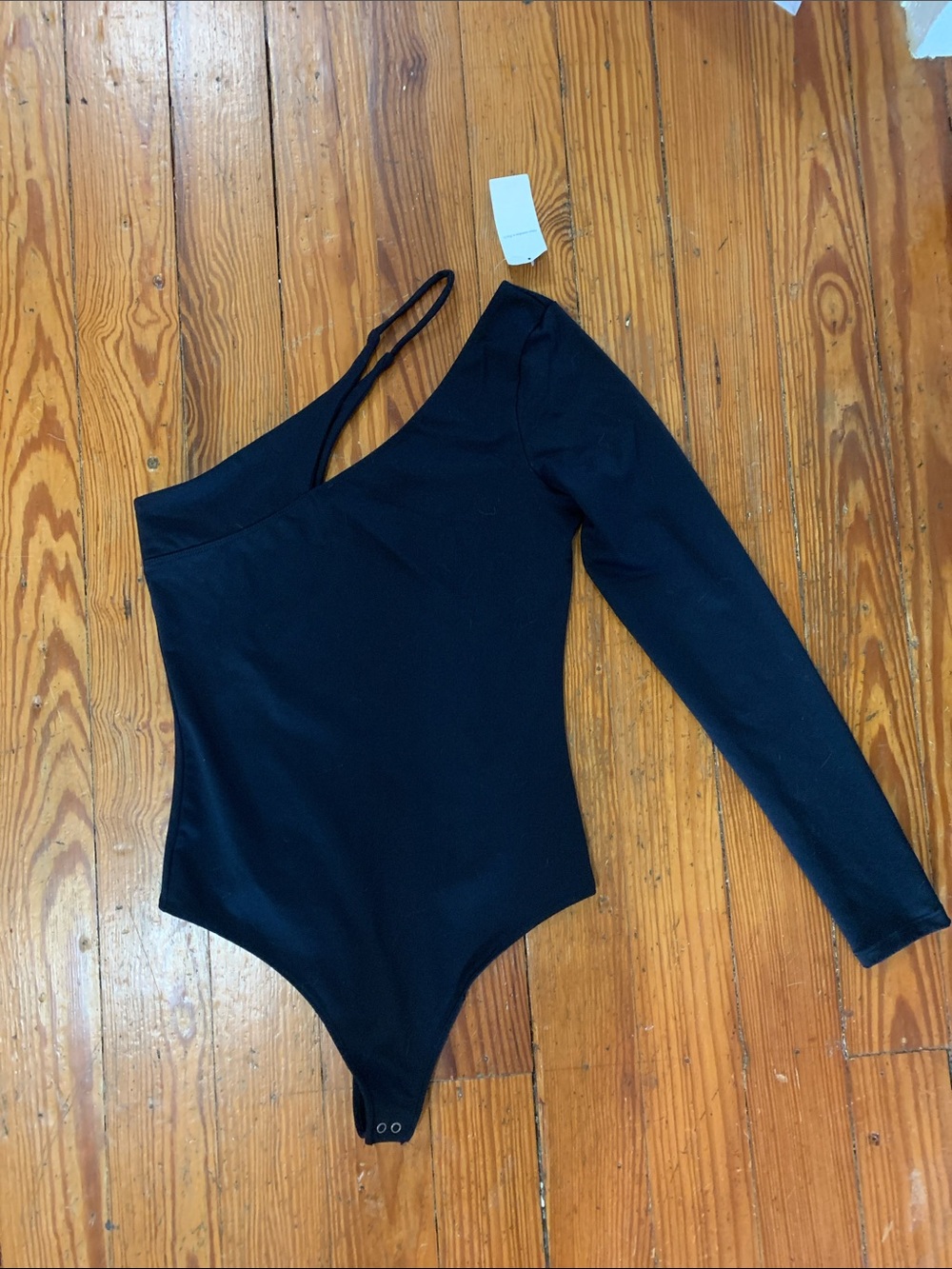 Abercrombie Asymmetrical One Sleeve Bodysuit
